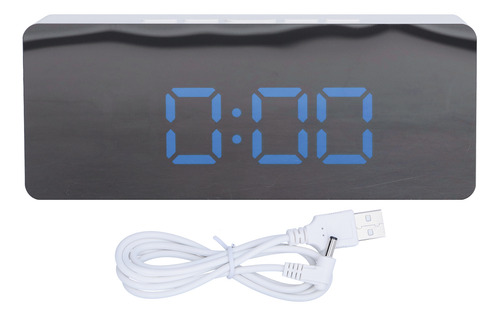 Reloj Despertador Con Espejo Led Reloj Digital Con Modo De