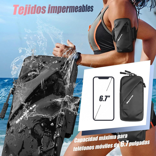 Bolsa Porta Celular Para Gym Correr Deportiva Impermeable