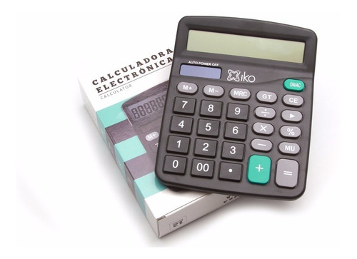 Imagen 6 de 7 de Calculadora Electronica Auto Apagado 12 Digitos Grandes.
