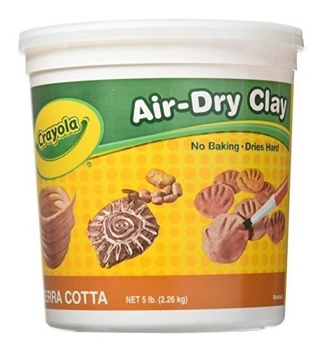 Pintura Acrílica Crayola Air Dry Clay, Blanco, Arcilla De M