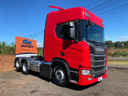 Imagem 2 de 14 de Scania R450 A6x2 2019 Cabine Alta Ntg Pacote Luxo Seminovo