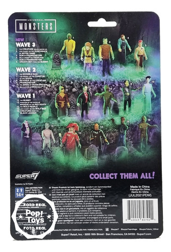 Super 7 - Reaction - Monsters - The Hunchback Of Notre Dame