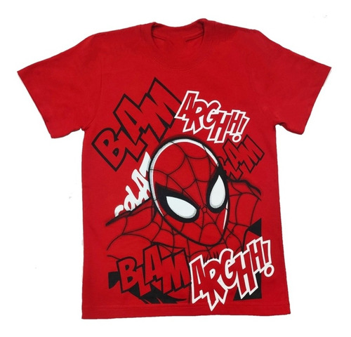 Camiseta Spiderman, Hombre Araña, Niño Blam Blam, Marvel