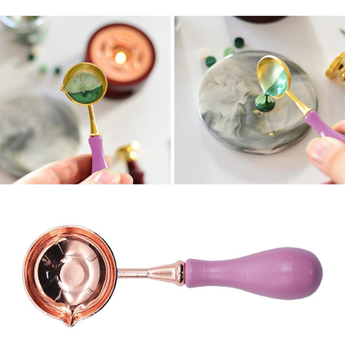 2 Uds Cuchara De Sellado De Cera Para Manualidades Diy