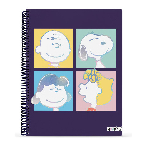 Cuaderno Universitario A4 Mooving Rayado Snoopy