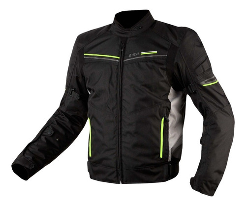 Campera Moto Cordura Hombre Ls2 Shadow Proteccion