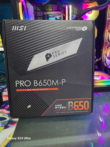 Tarjeta Madre Msi Pro B650m-p Am5,ram Ddr5 (Usado)