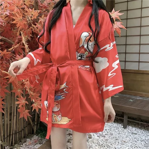 Kimono Cardigan Yukata Vestido Japones Tradicional Verano
