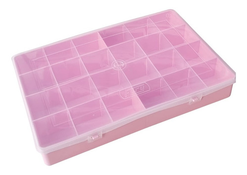 Caja Multiuso Fury 4424 Rosa Pastel Organizador  Ordenardor