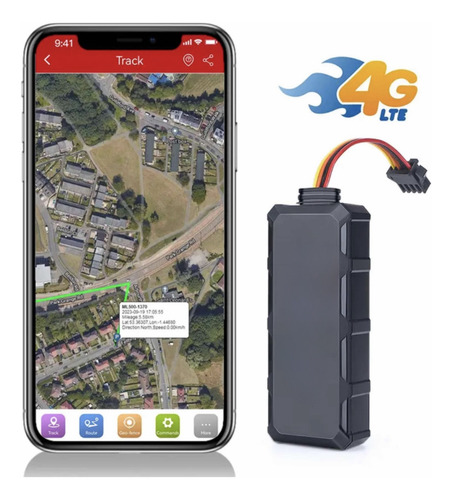 Localizador Gps Mv710g 4g Corte De Corriente Remoto + App