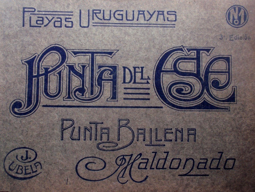 Revista Playas Uruguayas Social J Cubela 1920 Punta Del Este