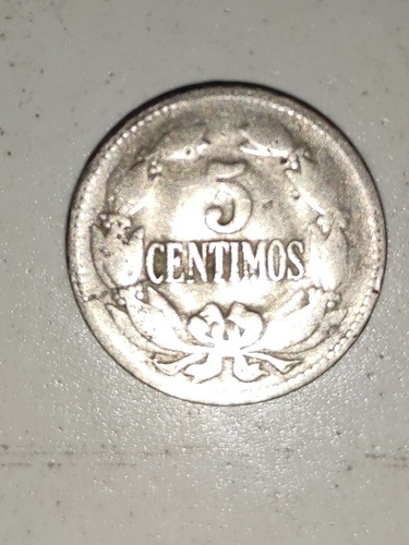 Moneda 5 Centimos 1948 Puya Venezuela Antigua