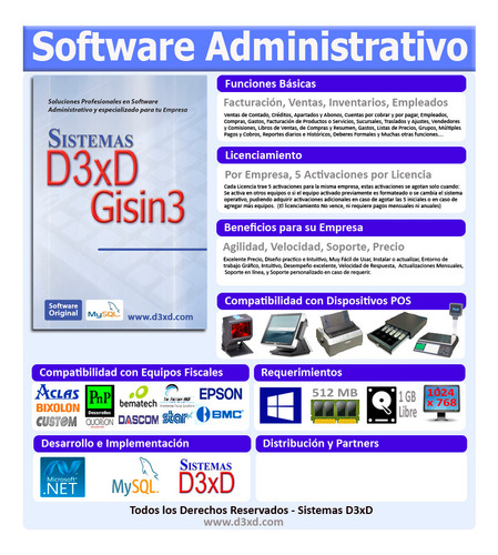 Sistema D3xd Administrativo Gisin3 5 Activaciones