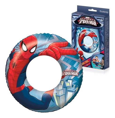 Salvavidas Flotador Playa Pileta Spiderman Bestway