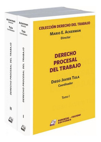 Derecho Procesal Del Trabajo. 2 Tomos - Ackerman, Tula