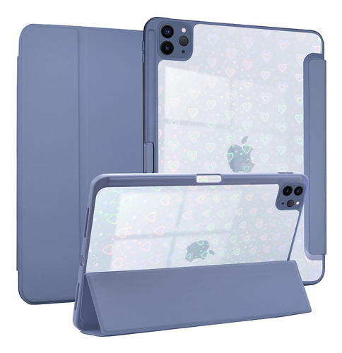 Funda Para iPad Pro 11'' - Violeta/corazones