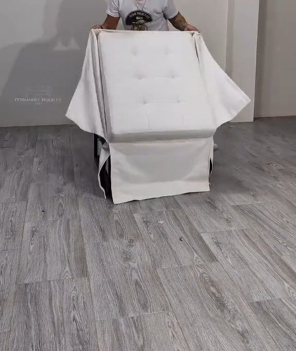 Futón Sofá Cama Modelo Cubo 12 Colores De 2 Plazas