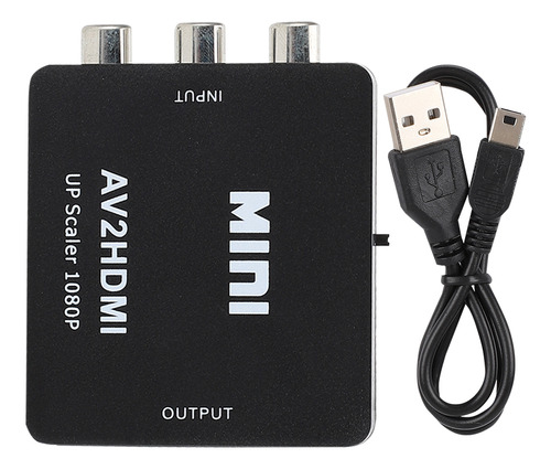 Convertidor De Video Av A Hdmi Hd Alimentado Por Usb De 1080