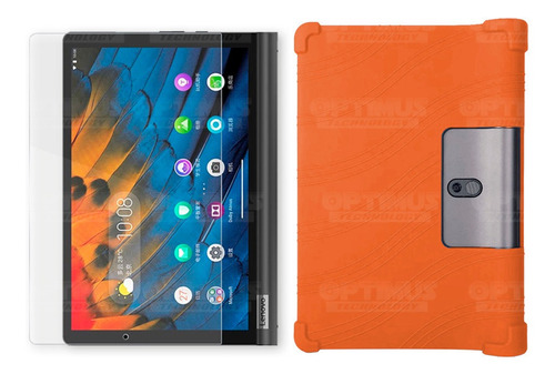 Vidrio Templado Y Estuche Tab Lenovo Yoga Smart Tab Yt-x 705