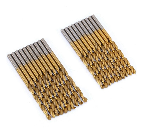 Z 99*juego Brocas Helicoidales Hss Revestimiento Ti 1.5 A