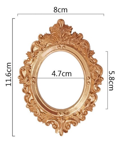 3 Retro Style Picture Frame 8x11,6 Cm Opción 1 B Opción 1