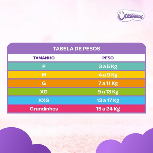 Imagem 2 de 2 de Fralda Calça Cremer Jumbo Xg 30 Unidades