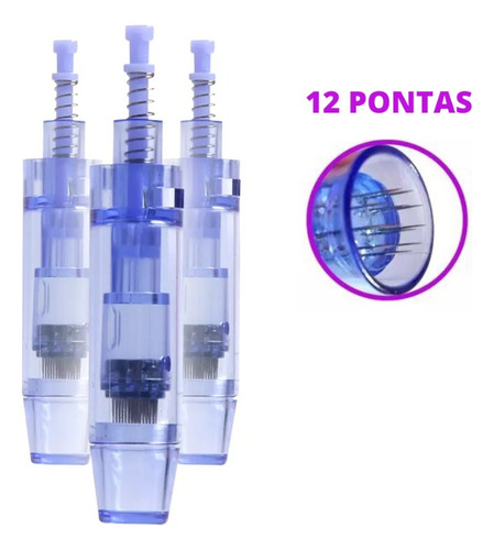 Agulhas Dermapen Nano Ponta Para Dermapen Microagulhamento