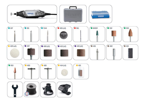 Dremel 3000 Herramienta Multipropósito Con 32 Accesorios