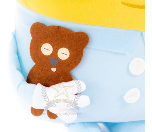 Peluche Gigante Minions Bob Pijama Y Osito 2 Golden Toys