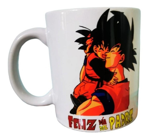 Taza De Goku Con Diseño Del Día Del Padre Nuevo Cerámica