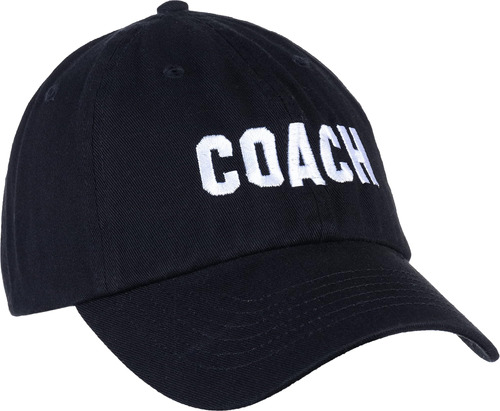 Entrenador | Gorra De Béisbol Negra De Entrenador, Gorra De 
