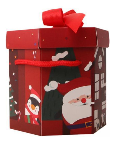5 Caja De Regalo De Navidad, Contenedor De Dulces Para Las