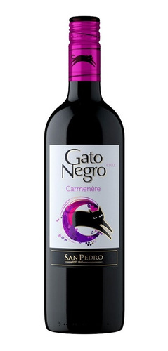 Vinho Tinto Seco Carménère Gato Negro 750 Ml