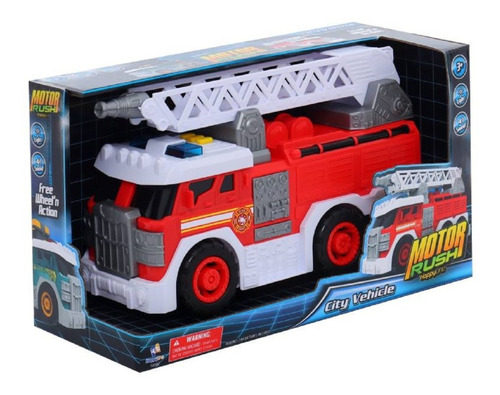 Imagen 2 de 6 de Camion De Bomberos Con Luces Y Sonido
