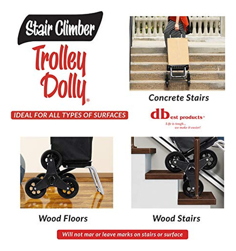 Carrito Plegable Subir Escaleras Trolley Dolly, Carrito...