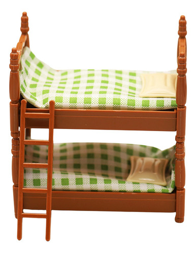 Casa De Muñecas Litera Cama Con Dosel Cama De Dos Pisos