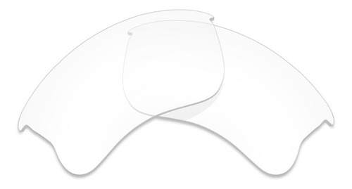 Lente Óculos Flak Jacket Xlj Transparente Crystal Clear