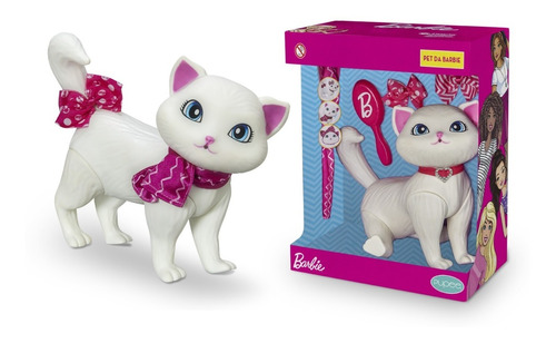 Boneca Pet Barbie Articulada Gatinha Blissa Fashion Pupee