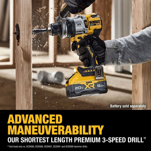 Kit Parafusadeira Furadeira Impacto 1/2'' 20v Dcd1007 Dewalt