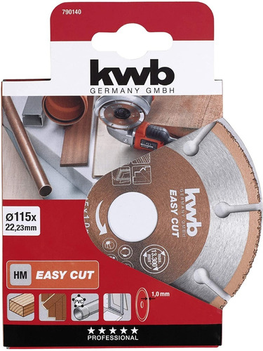 Disco Corte Multimaterial Kwb 790140 Para Amoladora 115 Mm