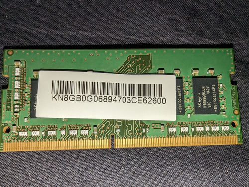 16gb 1rx8 Pc4-2666v-sa1-11 (8gbx2) Ddr4 Para Laptop