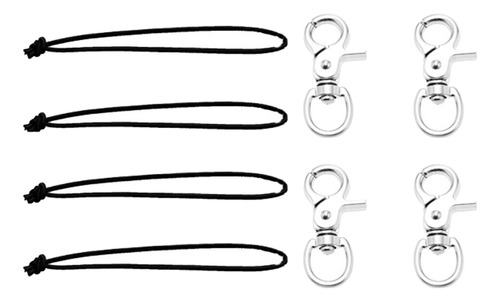 4x Útil Snowboard Leash Cord Ventana Cortina Tiendas