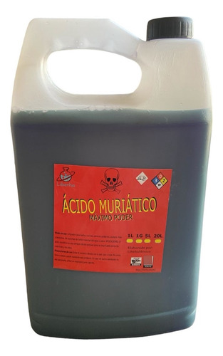Liberha Ácido Muriáticos Galón Caja De 6 Pz