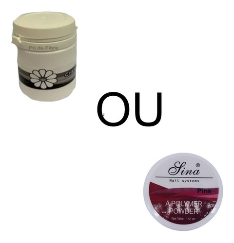 Kit Acrigel Unhas Gel Xed Cabine Sun 48w Elétrica Fibra