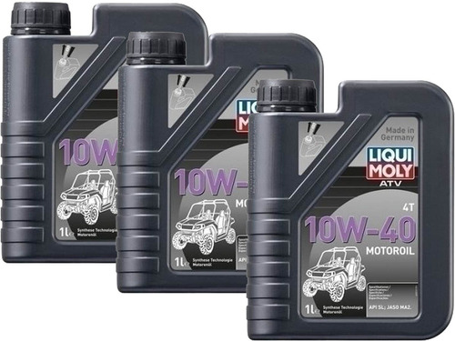 10w40  Liqui Moly Atv Pack 3l Aceite De Moto 4t