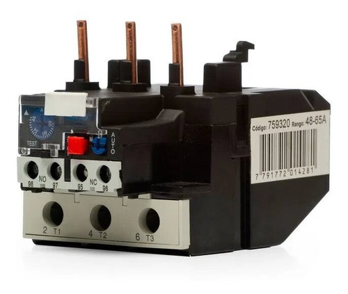 Relevo Termico Trifasico Sica 48-65a Pra Contactor