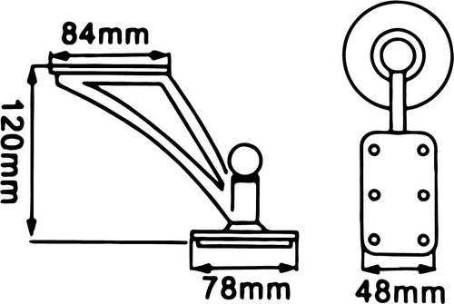 Combo 2 Patas Para Mueble De Aluminio G6129 Bluexpress®