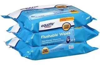 Equate Flushable Wipes En Comparación Con Cottonelle Fresh (