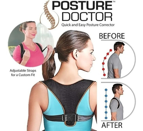 Corrector Postural Espalda Hombros Posture Doctor