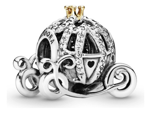 Charm Pandora Carroza Cenicienta Disney       Plata Ale 925